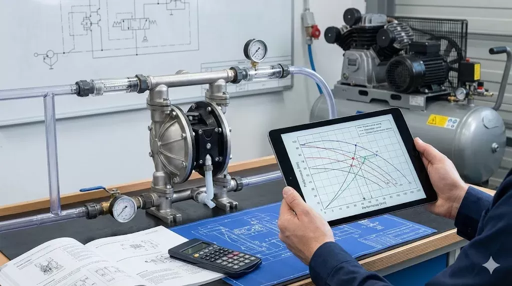 Dimensionamento de Bombas Pneumáticas
