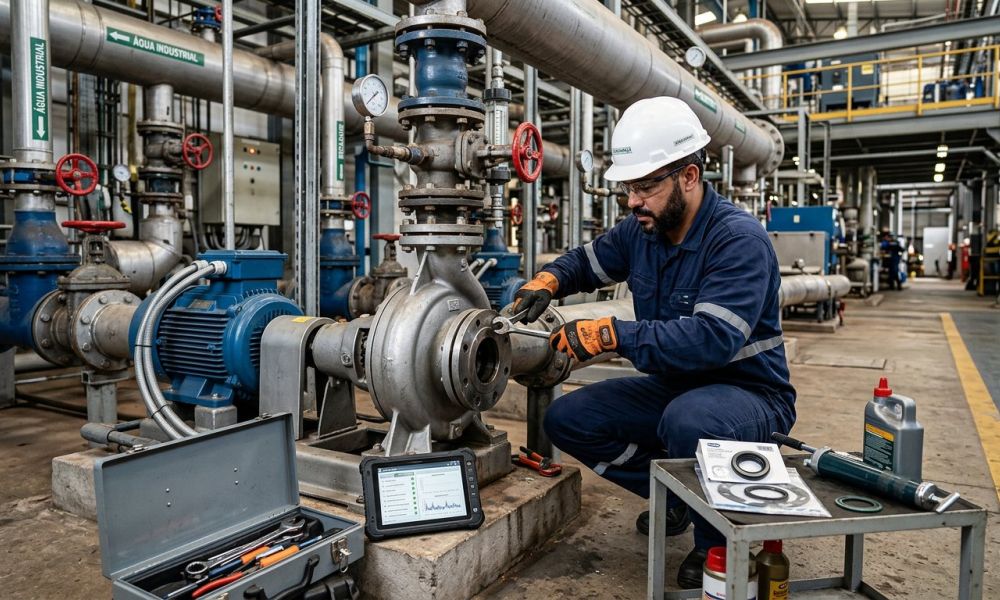 Manutenção de Bombas Industriais: Prevenção, Diagnóstico e Aumento da Vida Útil