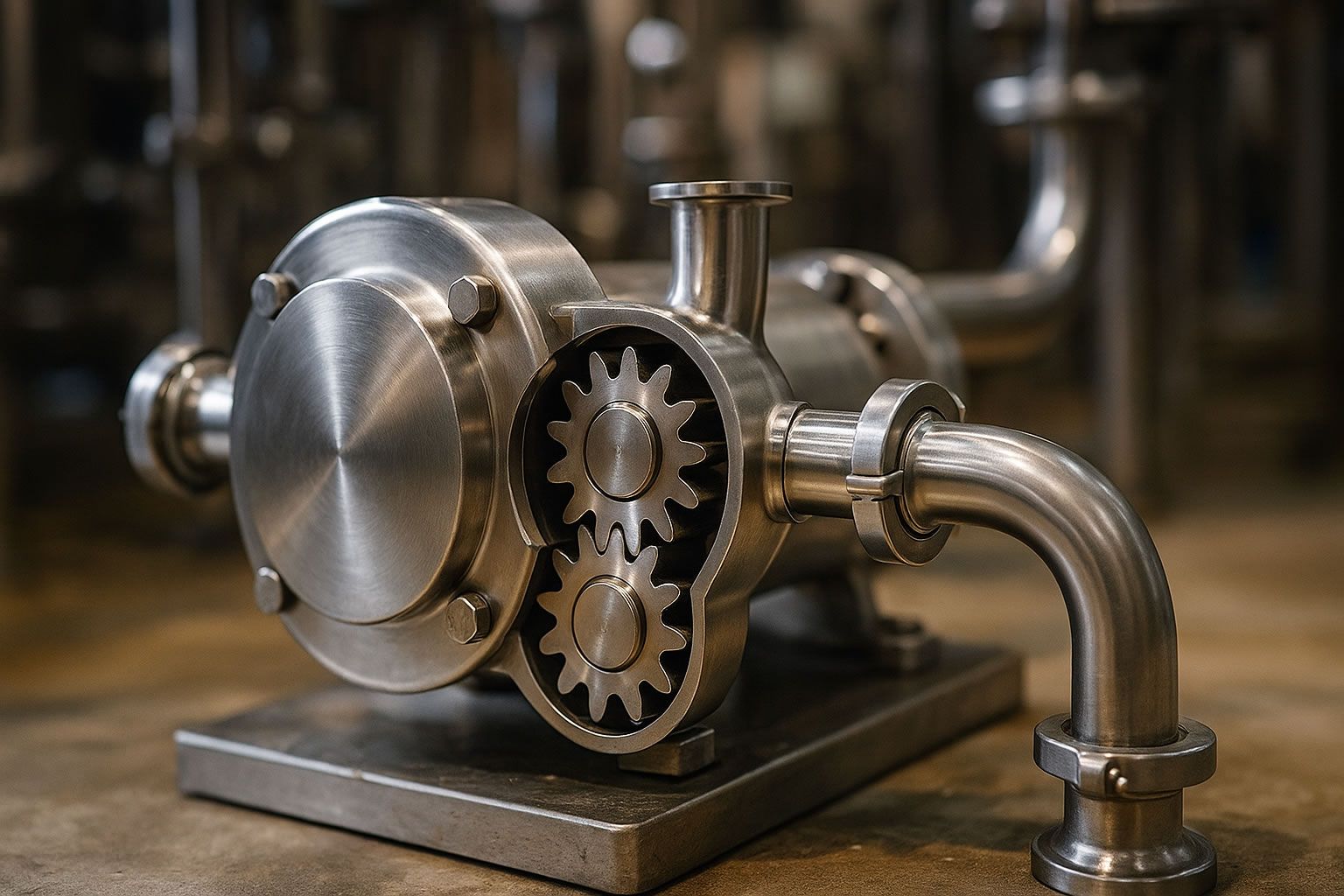 Aplicações das bombas de engrenagem