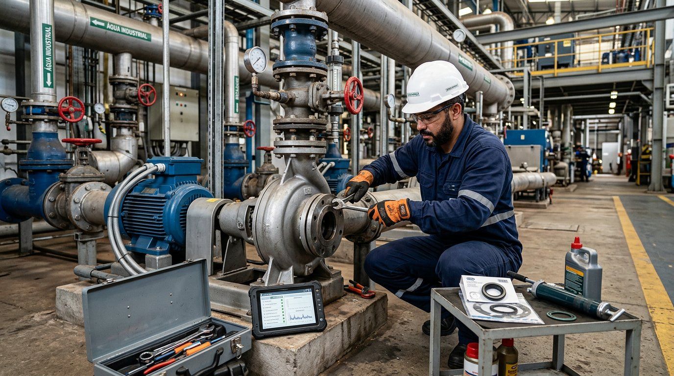 manutenção de bombas industriais