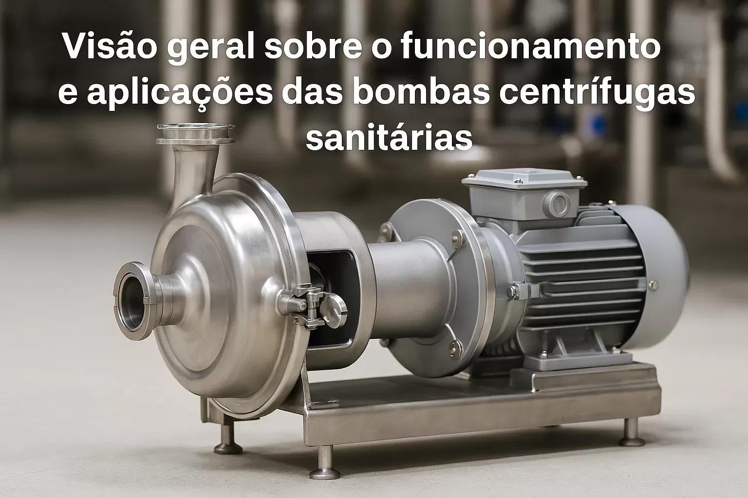 bombas centrífugas sanitárias