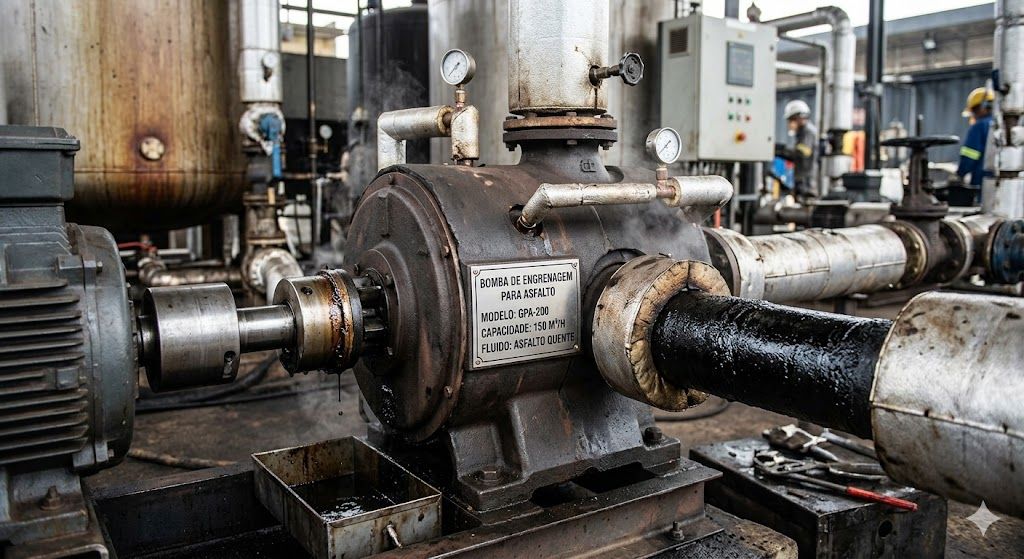 bomba de engrenagem para asfalto