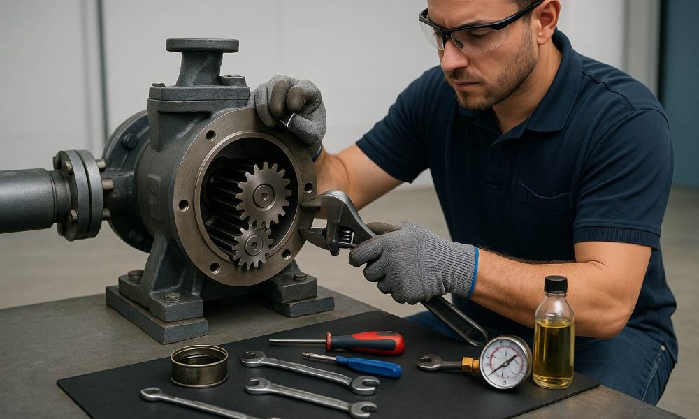 Manutenção de Bombas de Engrenagem