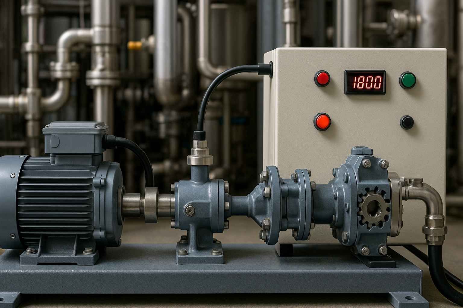 Automação e Controle de Bombas de Engrenagem
